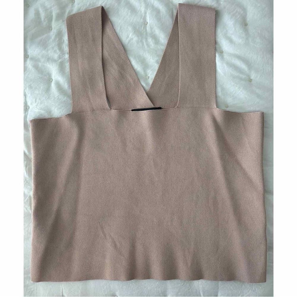 House of Harlow 1960 Tan Knit Tank